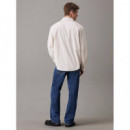 Chambray Shirt Moonbeam  CALVIN KLEIN