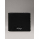 Monogram Soft Bifold W/coin Black  CALVIN KLEIN
