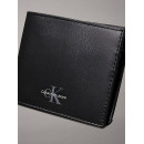 Monogram Soft Bifold W/coin Black  CALVIN KLEIN