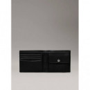 Monogram Soft Bifold W/coin Black  CALVIN KLEIN