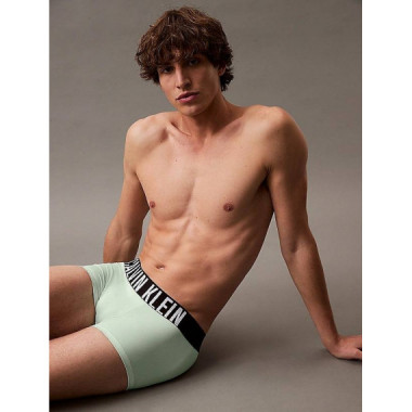 Low Rise Trunk 3PK B- Pp Punch, White, M  CALVIN KLEIN