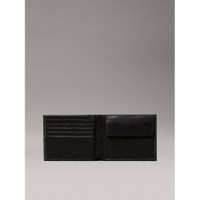 Classic Mono Bifold 5CC W/coin Black  CALVIN KLEIN