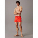 Short Drawstring Fashion Flaming Chili  CALVIN KLEIN