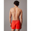 Short Drawstring Fashion Flaming Chili  CALVIN KLEIN