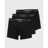 Boxer Brief 3PK Black W/ Dtm Wb  CALVIN KLEIN