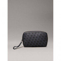 Matte Aop Wash Bag Pu Na Black  CALVIN KLEIN