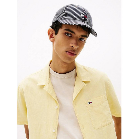 Tjm Heritage Stripe Cap Hickory Stripe  TOMMY HILFIGER
