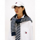 Tjw Heritage Denim Cap Ecru  TOMMY HILFIGER