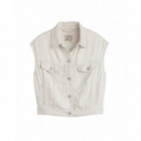 Chaquetas Mujer Chaleco Levi's® Shrunken 90'S Crystal Gray  LEVI'S