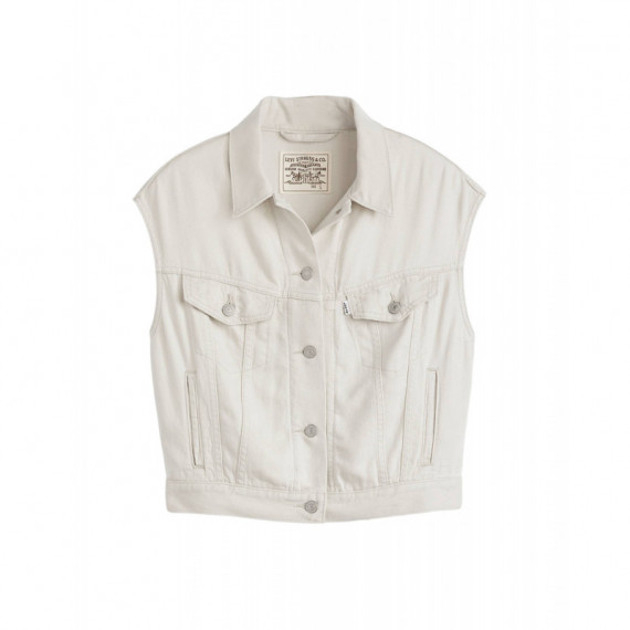 Chaquetas Mujer Chaleco Levi's® Shrunken 90'S Crystal Gray  LEVI'S