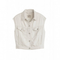 Chaquetas Mujer Chaleco Levi's® Shrunken 90'S Crystal Gray  LEVI'S