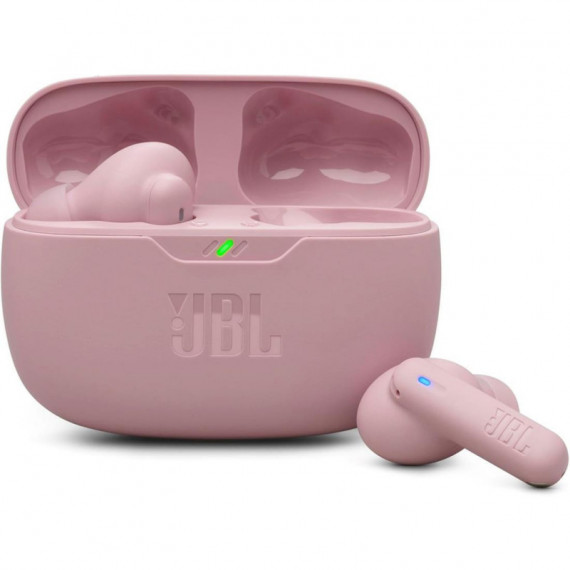 Auriculares BLUETOOTH JBL Wave BEAM2 Cancelación de Ruido Rosa