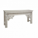 CONSOLA 18-1036 TALLADO COLOR BLANCO ENVEJECIDO