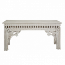 CONSOLA 18-1036 TALLADO COLOR BLANCO ENVEJECIDO