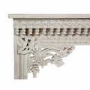 CONSOLA 18-1036 TALLADO COLOR BLANCO ENVEJECIDO