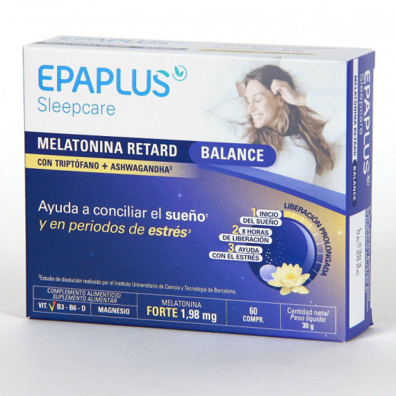 EPAPLUS SLEEPCARE MELATONINA RETARD BALANCE 60 C