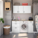 Mueble Lavadero Kit Blanco Kira MOMI 160 Cm