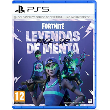 PS5 FORTNITE: PACK DE LEYENDAS DE MENTA (CODIGO DE DESCARGA)
