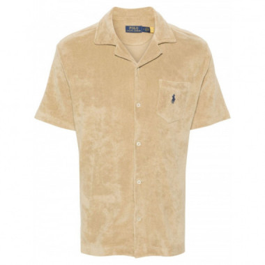 Polo RALPH LAUREN - SSFBM7-SHORT Sleeve-sport Shirt - Coastal Beige - 710899170005/COASTAL Beige
