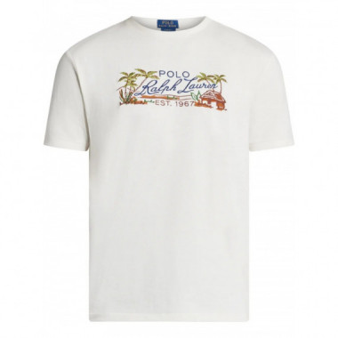 Polo RALPH LAUREN - SSCNCLSM1-SHORT Sleeve-t-shirt - Nevis - 710959029001/NEVIS