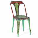 SILLA DE METAL1583 PINTADA A MANO