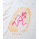 Camisetas Hombre Camiseta GRAMICCI Thumbprint White