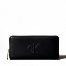 Cartera con Cremallera en el Contorno  CALVIN KLEIN