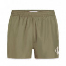 Bañador Deportivo Corto - Ck Monogram  CALVIN KLEIN