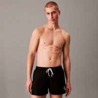 Bañador Corto con Cordón - Ck Monogram  CALVIN KLEIN