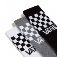 Pack de 3 Calcetines Classic Check Crew  VANS
