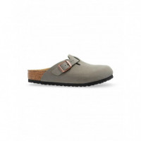 BIRKENSTOCK - Boston Kids Bfbc Stone - Stone - 1029357/STONE