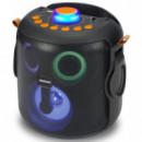 DAEWOO DW3008 Altavoz Karaoke BLUETOOTH y USB 15W Recargable con 2 Micros