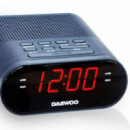 DAEWOO DW1218 Radio Reloj Am/fm con Salida de Auriculares