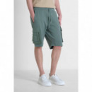 Pantalon Cortos de Sudadera Verde Muschi  ANTONY MORATO