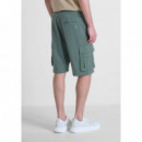 Pantalon Cortos de Sudadera Verde Muschi  ANTONY MORATO