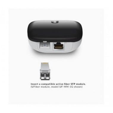 UBIQUITI Conversor de Medios (antes Uf-ae) UBIQUITI Networks Uf-ae, 1000 Mbit/s, Sfp,sfp+, Alámbrico, Negro, Ce, Fcc, Ic, 1,5 W