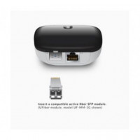 UBIQUITI Conversor de Medios (antes Uf-ae) UBIQUITI Networks Uf-ae, 1000 Mbit/s, Sfp,sfp+, Alámbrico, Negro, Ce, Fcc, Ic, 1,5 W 