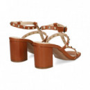 Sandalia Bebe Gilda Tachas Piel Cuero  EXE