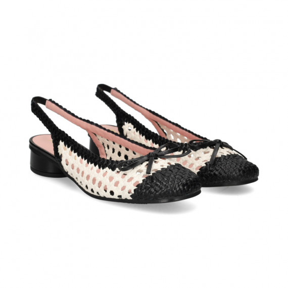 sin Talon Trenzado Negro+hielo  PRETTY BALLERINAS