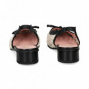 sin Talon Trenzado Negro+hielo  PRETTY BALLERINAS
