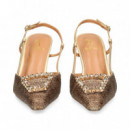 sin Talon Aplique Bronce  EXE