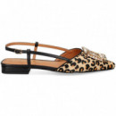 sin Talon Aplique Pony Leopardo   LODI