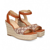 Gilda con Cuna Esparto Logo Cuero  COACH