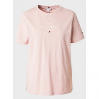 TOMMY HILFIGER - Reg Script C-nk Ss - Tqn - F|WW0WW43895/TQN