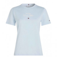 TOMMY HILFIGER - Reg Script C-nk Ss - C1O - F|WW0WW43895/C1O