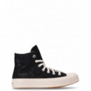 CONVERSE - Chuck 70 - Black Total Eclipse Egret - A13665C/BLACK Total Eclipse Egret