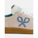 Zapatilla Casual Raqueta Beige Claro  SILBON