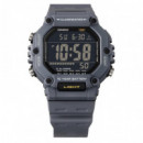 CASIO AE-1600H-8BV Reloj Deportivo Digital – Resistente Al Agua 100M, Batería 10 Años, 5 Alarmas