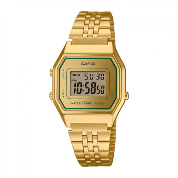 CASIO LA680WEGV-9A Reloj Vintage Dorado Digital – Estilo Retro con Correa Metálica