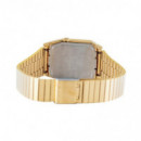 CASIO AQ-800EG-9A Reloj Retro Doble Pantalla – Análogo/digital, Acero Dorado, Estilo Vintage